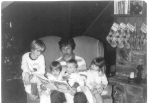 Joe reading to kids...1981