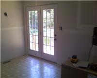 Inside view of French Doors